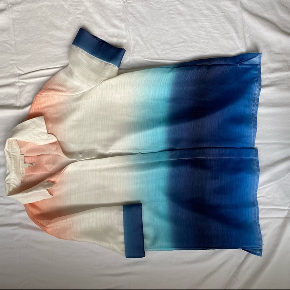 Maje Rainbow Sheer Blouse - Picture 4 of 4